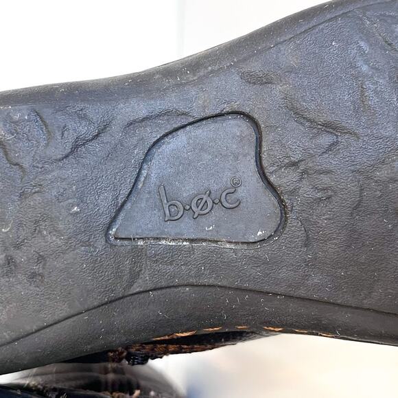 BOC Born Womens Boots Size 38 US 7 Brown Leather Knee High Riding Buckle Comfort - Picture 10 of 12